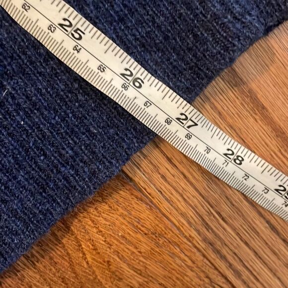 Polo Ralph Lauren XL blue 100% wool vneck sweater - Picture 8 of 10